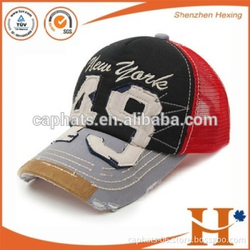 2016 custom washed baseball cap with customized embroidery logo